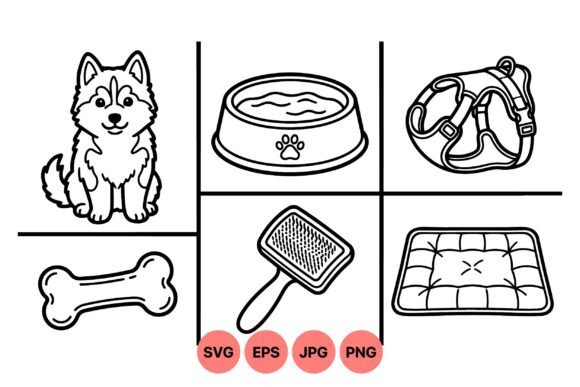 Cute Husky Dog Pet Supplies Embroidery Review