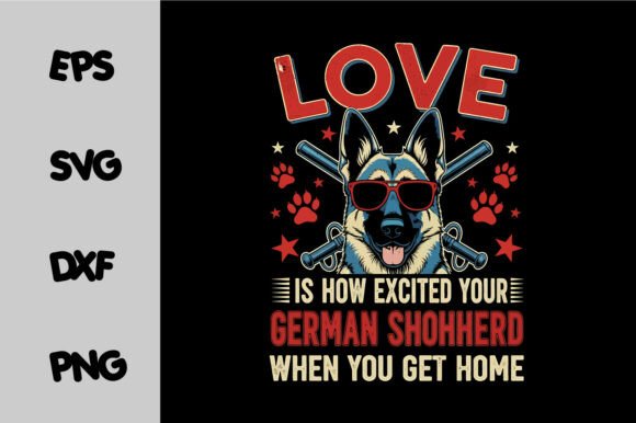 German Shepherd Lover Funny Dog Graphic Review