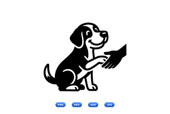 Happy Dog Paw Clipart Review for Embroidery Projects