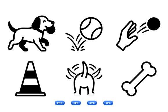 Playful Dog Icon Clipart Pack Review
