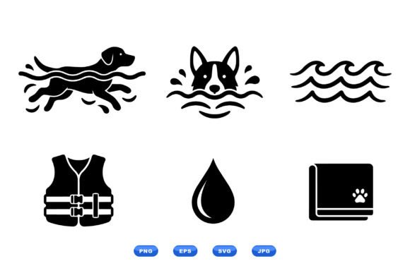 Playful Dog Swim Icon Pack Review