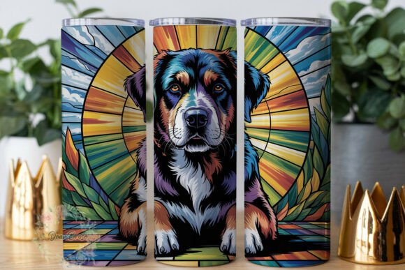 Stained Glass Dog Tumbler Wrap Review