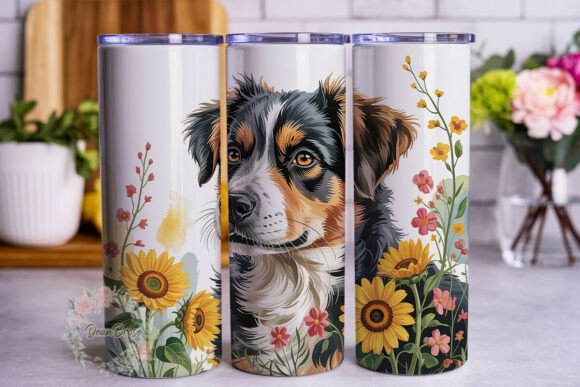 Sunflower Dog Art Tumbler Wrap Review